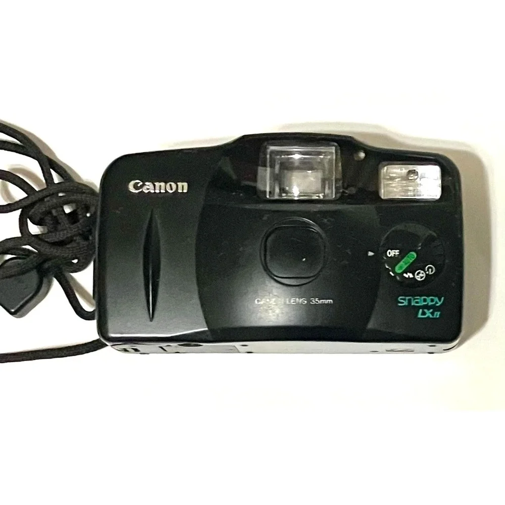 CANON Snappy LX II 35mm Point & Shoot Film Camera UNTESTED 